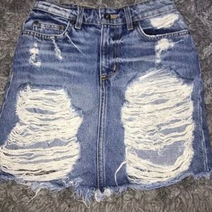 Carmar Denim Mini Skirt